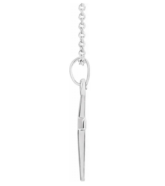 Sterling Silver Cross Pendant Necklace
